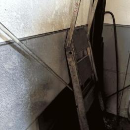 Pos. 117 Aluminium folding ladder