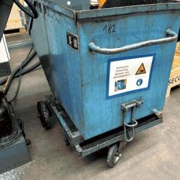 Pos. 182 Chip tipping container