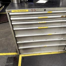 Pos. 216 Telescopic drawer cabinet
