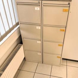 Pos. 554 2 hanging file cabinets